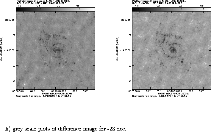 \begin{figure}
\par\vspace{3.6in}
\special{psfile=/wine/alma/myarea/KAM51SN-23B7...
...pt}{~~~~~~h) grey scale plots of difference image for -23 dec.}
\par\end{figure}