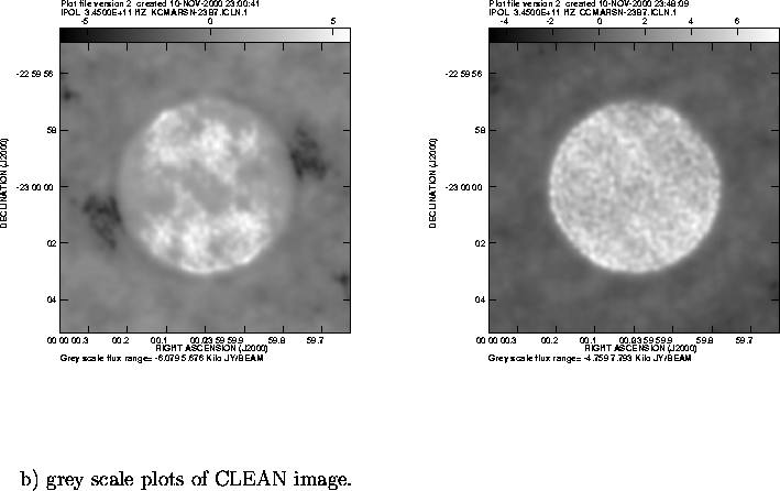 \begin{figure}
\par\vspace{3.6in}
\special{psfile=/wine/alma/myarea/KCMARSN-23B7...
...par\parbox[t]{578pt}{~~~~~~b) grey scale plots of CLEAN image.}
\par\end{figure}