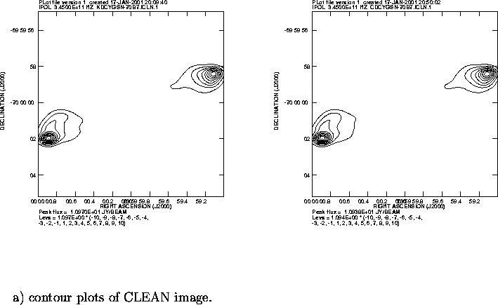 \begin{figure}
\par\vspace{3.6in}
\special{psfile=/wine/alma/myarea/KDCYGSN-70B7...
...}
\par\parbox[t]{578pt}{~~~~~~a) contour plots of CLEAN image.}
\par\end{figure}