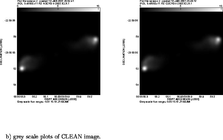 \begin{figure}
\par\vspace{3.6in}
\special{psfile=/wine/alma/myarea/KDCYG_4-23B7...
...par\parbox[t]{578pt}{~~~~~~b) grey scale plots of CLEAN image.}
\par\end{figure}