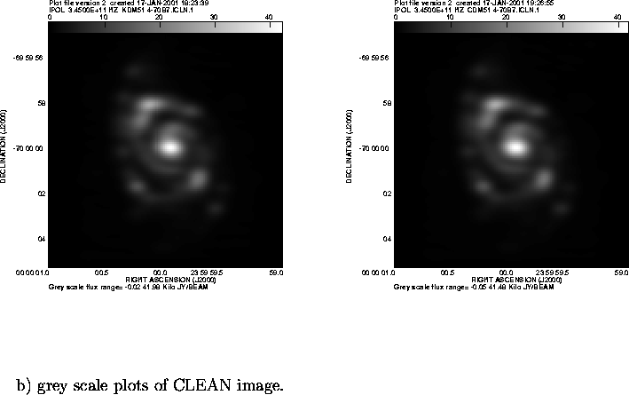 \begin{figure}
\par\vspace{3.6in}
\special{psfile=/wine/alma/myarea/KDM51_4-70B7...
...par\parbox[t]{578pt}{~~~~~~b) grey scale plots of CLEAN image.}
\par\end{figure}